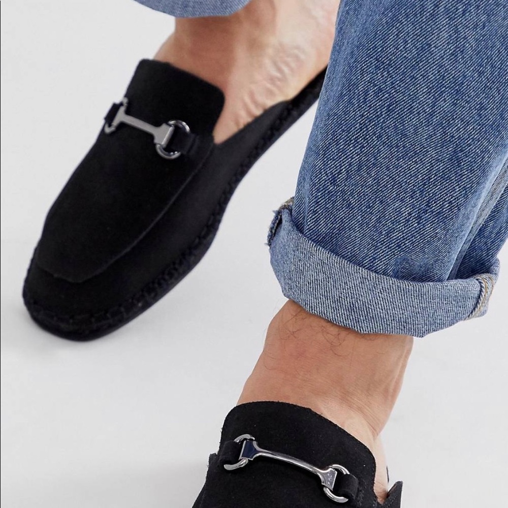 Asos backless mule espradilles in black size9/41’’